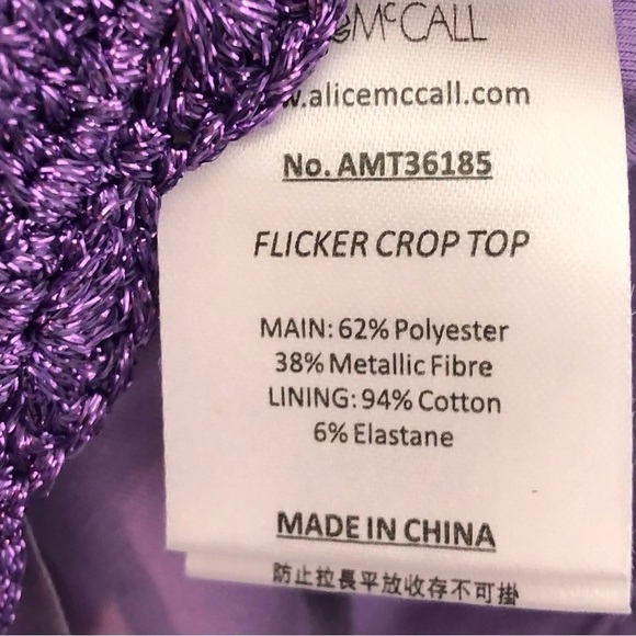 Alice McCall Flicker Crochet Top - Picture 5 of 7